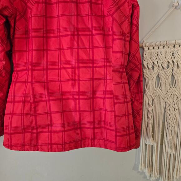 Columbia Whirlibird Interchange Jacket Red Plaid Size L Large - Picture 9 of 14